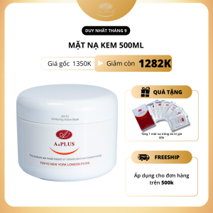 Kem mặt nạ trắng da A&plus - 500ml