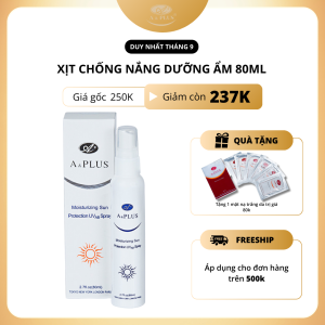 Xịt chống nắng dưỡng ẩm A&Plus - 80ml